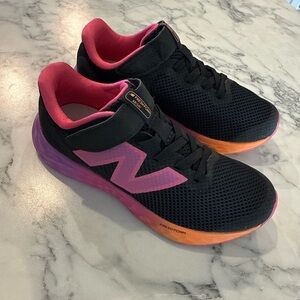 New Balance Kids Sneakers - Black, Pink, and Orange